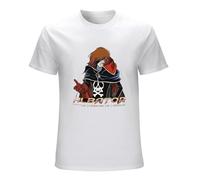 Albator Gray Mens T-Shirt Unisex Graphic White Tee Shirt XL