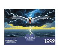 Albatros 1000 Pièces Puzzles pour Adultes,Thunder Océan Un Jeu De Dexérité Très Difficile Puzzle D'intelligence Un Jeu Cadeau Original 38x26cm/1000pcs