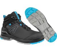 ALBATROS Bottes à lacets. TARAVAL BLACK/BLUE MID, Taille 47, Niveau de protection:S3, Taille:40, Couleur:noir-bleu, Largeur:nv