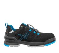 ALBATROS Fastpack XW LOW S1PL ESD FO SR Chaussures de sécurité extra larges unisexes antidérapantes sans métal vegan embout en fibre de verre, noir/bleu, 43 EU