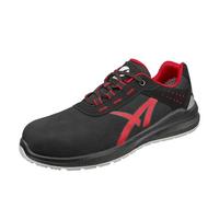 ALBATROS Grid Low S3 SRC Chaussures de travail avec embout en fibre de verre Protection anti-perforation Antidérapantes Sans métal Unisexe, noir/rouge, 42 EU