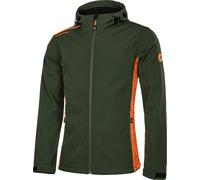 Albatros Lister Veste Softshell / polaire tricotée Olive-Orange XXL