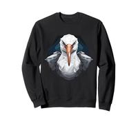 Albatros Oiseau géométrique Patten Art, Mignon Amoureux de l'albatros Sweatshirt
