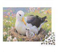 Albatros Puzzles Puzzle 1000 Pièces Adulte Puzzle De Qualité Supérieure Défi Jouets Animaux Volants Moderne Jeu De l'art De La Décoration 1000pcs (75x50cm)