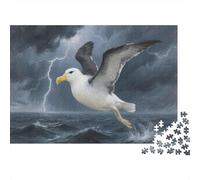 Albatros Puzzles Puzzle 1000 Pièces Adultes Et Enfants Dès 14 Ans 1000 Pièces Puzzle en Bois Défi Jouets tempête Jeu Éducatif Cadeau Unique 1000pcs (75x50cm)