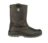 ALBATROS RIGGER BOOT S3 SRC Bottes de sécurité avec doublure chaude en fausse fourrure et rembourrage au niveau de la cheville Protection contre la perforation Isolation contre le froid Homme