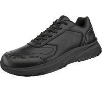 ALBATROS Vibe Chaussures de travail antidérapantes - Chaussures de travail antidérapantes O2 pour homme et femme - Très légères - Baskets antidérapantes - Idéales pour le travail - Noir, Noir , 42 EU