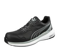 Albatros Zoom Black Low S3S ESD FO HRO SR Chaussures de sécurité légères antidérapantes sans métal Embout en fibre de verre Chaussures de travail, Noir , 46 EU
