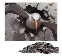 Albatross Face Wall Gift Puzzle Classique en Bois pour Adultes, 300 pièces | Une activité puzzle flexible - un loisir seul ou à plusieurs pendant une soirée calme.