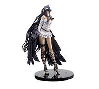 Albedo Figurines Kimono Albedo Anime Figure PVC Modèle Statue de personnage de dessin animé Fille Figurine d'action Fans Sculpture de collection Cadeau d'anniversaire Bureau Maison Ornements 21,5 cm
