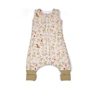 Albero Mio Gigoteuse avec Pieds - 2,5 tog - 90 x 36 cm - Gigoteuse sans Manches avec Fermeture à Passepoil - Housse en 100% Coton - pour garçons et Filles - Amis de la forêt