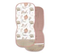 Albero Mio Housse de poussette double face | 85 x 36 cm | Protection universelle pour poussette | Housse de siège de poussette | Mousseline - 100% coton | Accessoires de poussette | Boho Rusty