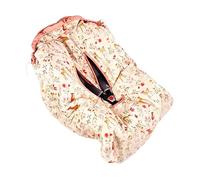 Albero Mio Housse de siège bébé | Taille réglable | 110 x 105 (+/-2) cm | 100% coton | Passants de ceinture | Matériau respirant | Facile d'entretien | Clairière forestière
