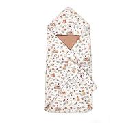 Albero Mio Housse de siège d'été pour bébé | Dimensions 110x105 (+/-2) cm | Tissu intérieur 100% coton | Trous de ceinture | Matière respirante | Facile à entretenir | Amis de la forêt
