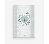 Albero Mio Matelas à langer design Koala pour changer ou enlever les couches de votre enfant - Blanc gris vert