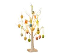 Albero Pasquale Illuminato - Rami Flessibili LED 60 Cm | Decorazioni per Pasqua Alimentate A Batteria E USB | Centrotavola Scrivania Soggiorno Vacanza San