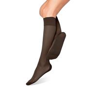 alber's Salus MASSAGE - Pack de 5 - Jambières femme revitalisante avec semelle massante, voile 20 DEN, taille unique (36-41), Noir , Taille unique