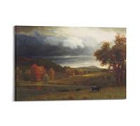 Albert Bierstadt Works (paysage d'automne The Catskills) - Reproduction d'art moderne - Peintures à suspendre - 40 x 60 cm
