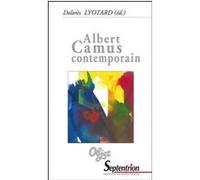 Albert Camus contemporain PU Septentrion (Auteur)