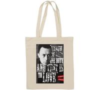 Albert Camus Sac fourre-tout en coton naturel avec inscription « I Know of Only One Duty and That is to Love » Blanc