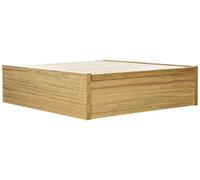 Albert de Thiers - Coffret à Couverts en Bois de Chêne Clair - 4 Compartiments pour 48 Pièces - Rangement Élégant et Pratique - Dimensions 27,5 x 26 x 7,5 cm - Design Raffiné