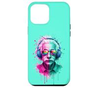 Albert E Physicien Portant des écouteurs EDM Rave Design Coque pour iPhone 12 Pro Max