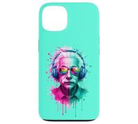 Albert E Physicien Portant des écouteurs EDM Rave Design Coque pour iPhone 13