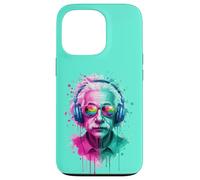 Albert E Physicien Portant des écouteurs EDM Rave Design Coque pour iPhone 13 Pro