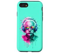 Albert E Physicien Portant des écouteurs EDM Rave Design Coque pour iPhone SE (2020) / 7/8