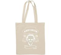 Albert Einstein General Relativity Imagination is More Important Than Knowledge Sac fourre-tout en coton naturel Blanc