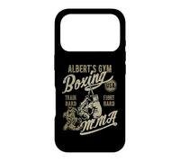 Albert Gym Boxe MMA Rétro Design pour Le Nom Albert Coque pour iPhone 17 Pro