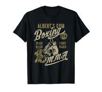 Albert Gym Boxe MMA Rétro Design pour Le Nom Albert T-Shirt