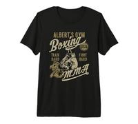 Albert Gym Boxe MMA Rétro Design pour Le Nom Albert T-Shirt Haut de Gamme