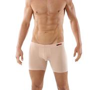 ALBERT KREUZ Boxer ajusté Invisible Jambes Plus Longues pour Homme en Coton Stretch Blanc Couleur Peau L