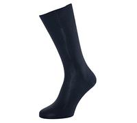 ALBERT KREUZ chaussettes homme en pure soie bleue marine - élégance et qualité Made in Germany 45-47