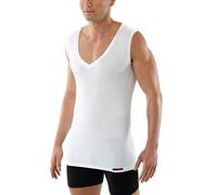 ALBERT KREUZ débardeur Maillot de Corps sans Manches Marcel Blanc Micromodal tankop col Profond Slimfit XL