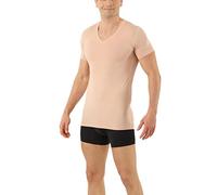 ALBERT KREUZ Homme Maillot de Corps Fonctionnel Cool Climat Invisible col v Manches Courtes Beige L