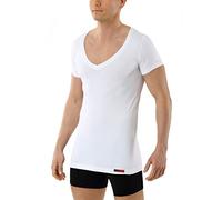 ALBERT KREUZ Maillot de Corps col v Extra Profond - Cool Climat Anti Transpiration - Blanc - Manches Courtes 04/S