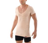 ALBERT KREUZ Maillot de Corps Invisible col v Extra Profond en Micromodal Light Slimfit Couleur Chair Nude 07/XL