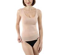 ALBERT KREUZ Maillot de Corps pour Femmes Couleur Peau sans Manches en Micromodal avec col Extra Large, 38