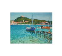 Albert Marquet Célèbre Tableau. Impression sur Toile. Après-midi d'été. Reproductions Affiche pour Salon Chambre Décoration 85x60cm Sans Cadre