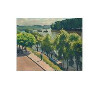 Albert Marquet Célèbre Tableau. Impression sur Toile. Froid en été. Reproductions Affiche pour Salon Chambre Décoration 50x40cm Sans Cadre