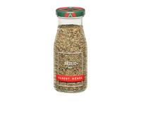 ALBERT MENES Basilic en feuilles 20 g, herbe aromatique méditerranéenne séchée avec soin, bocal en verre refermable - Lot de 3