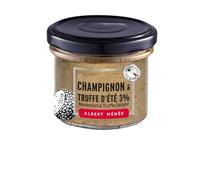 ALBERT MENES Délice de Champignon et Truffe d'Été 3% - Crème Artisanale d'Italie 100 g - Lot de 3