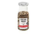 Albert Ménès - Les Poivres et Baies - Poivre Noir Concassé 70 g - Lot de 2