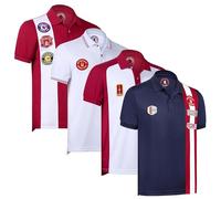 Albert Morris Polo Shirts pour Homme - Manches Courtes, Respirant, Séchage Rapide, Protection UV, Coupe Classique, Été Golf, Style Sportif Business Décontracté - L