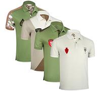 Albert Morris Polo Shirts pour Homme - Manches Courtes, Respirant, Séchage Rapide, Protection UV, Coupe Classique, Été Golf, Style Sportif Business Décontracté - M