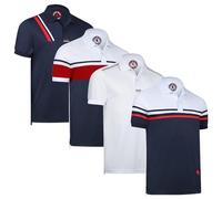 Albert Morris Polo Shirts pour Homme - Manches Courtes, Respirant, Séchage Rapide, Protection UV, Coupe Classique, Été Golf, Style Sportif Business Décontracté - M