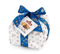 ALBERTENGO - Depuis 1905 - Panettone Ancienne Recette emballée dans un coffret cadeau de Noël. - 1 kg - Avec raisins et confits.