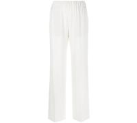 Alberto Biani - Pantalon Large Blanc à Taille Haute - Femme - Pantalons - Blanc - Taille: 40 FR